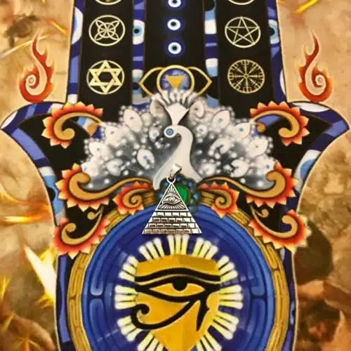 Pandantiv din argint Ochiul lui Horus