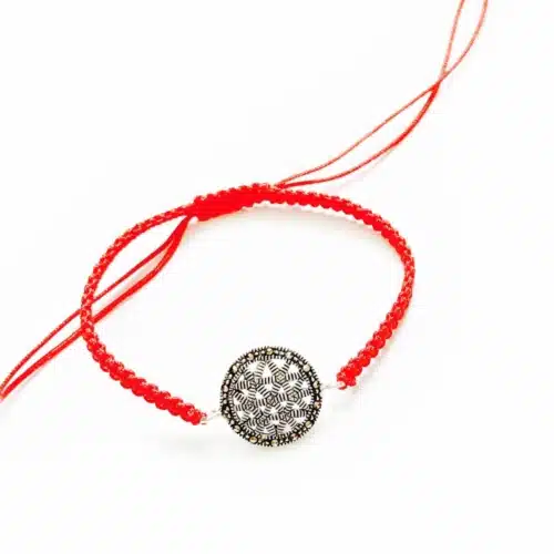 Bratara Floarea Vietii si marcasite