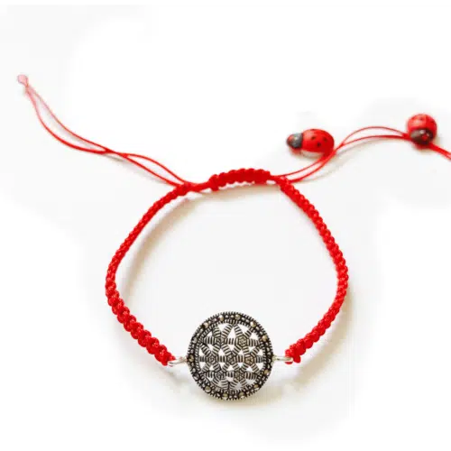 Bratara Floarea Vietii si marcasite