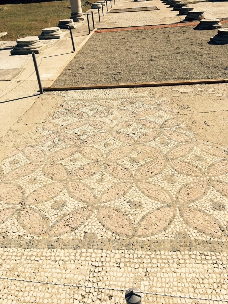 Mozaic Floarea Vietii - Situl Arheologic Ancient Agora - Salonic - Grecia