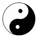 Simbolul Yin Si Yang Animatie Infinita