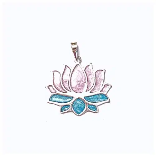 Pandantiv Floare De Lotus Colorat (6)