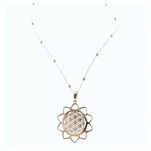 Colier Lotus Si Floarea Vietii (3)