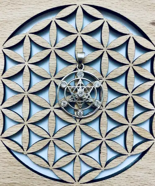 Pandantiv Cubul Lui Metatron Cu Cristale (5)