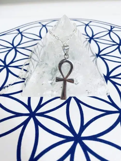 Colier Ankh Egiptean Din Argint (5)