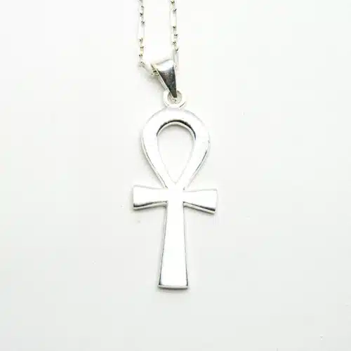 Colier Ankh Egiptean Din Argint 925 Prezmium Prezentare