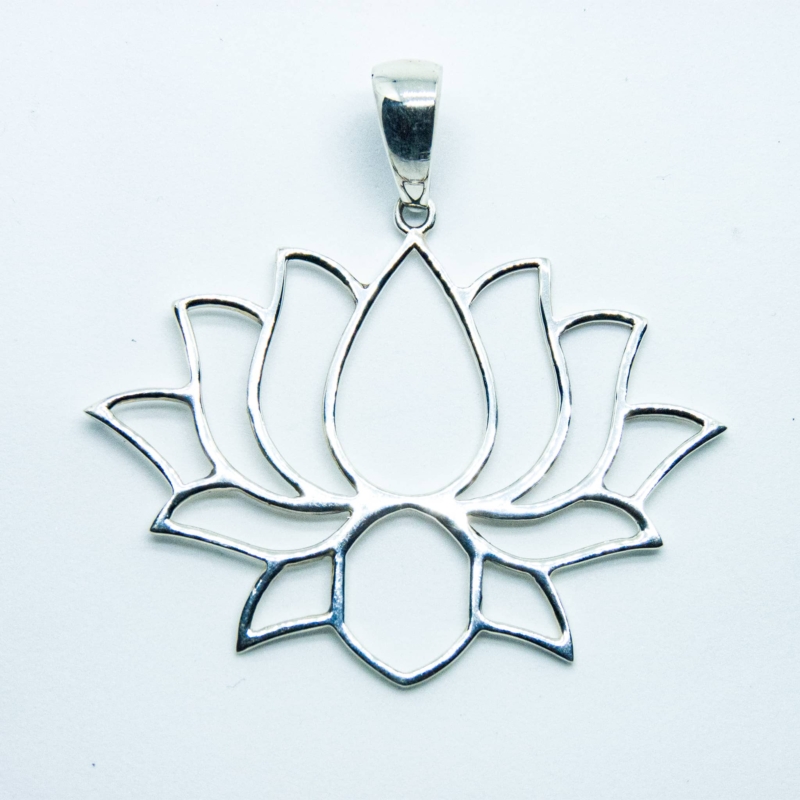 Colier Floare De Lotus Din Argint