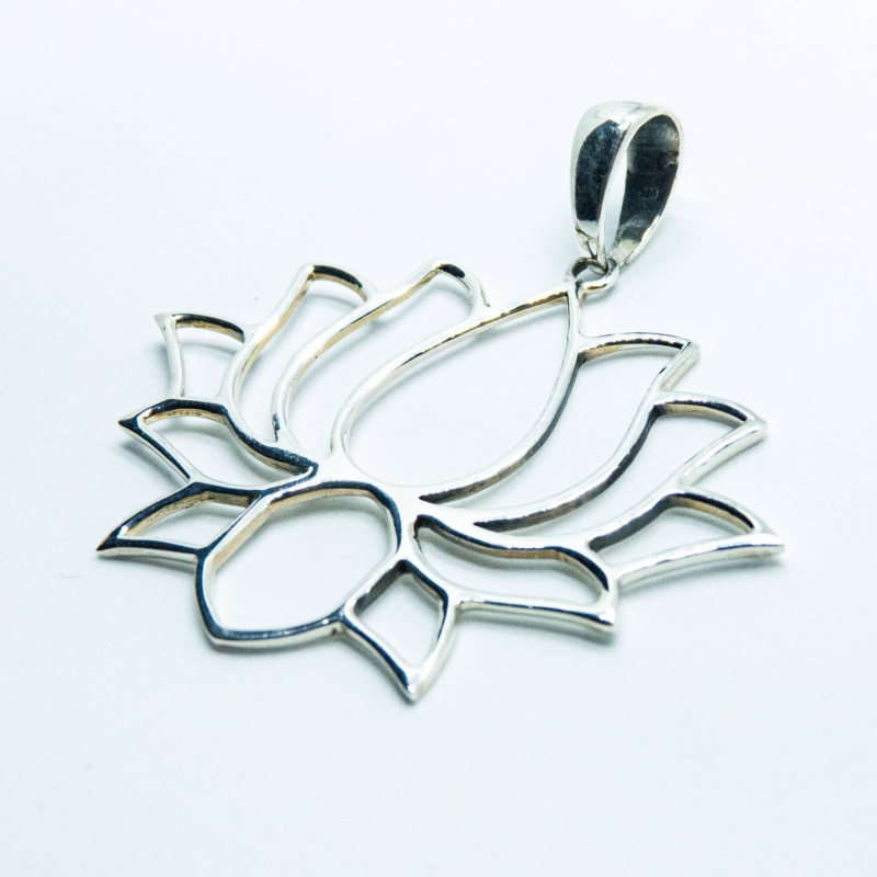 Colier Floare De Lotus Din Argint 925 Premium