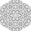 Mandala personala forma de hexagon de colorat