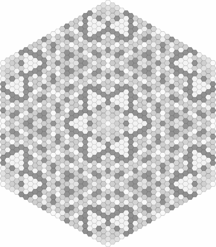 Mandala Personala Forma De Hexagon De Colorat