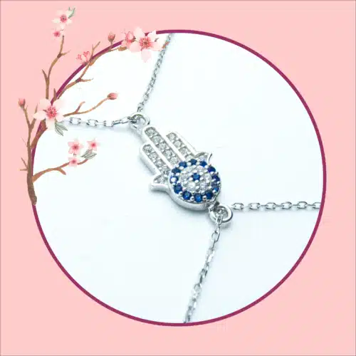 Bratara Hamsa Mandala Unimii Si Cristale Protectoare