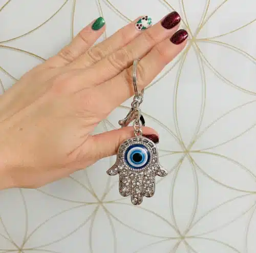 Breloc Hamsa Si Ochisor Protector