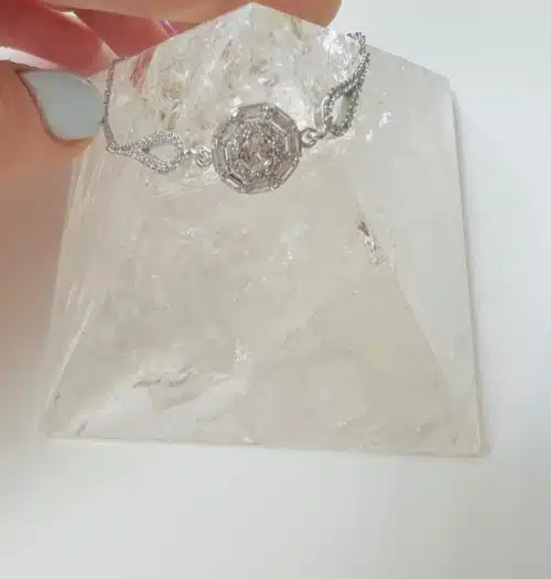 Bratara Octogon In Sclipiri Pe Piramida Cuart