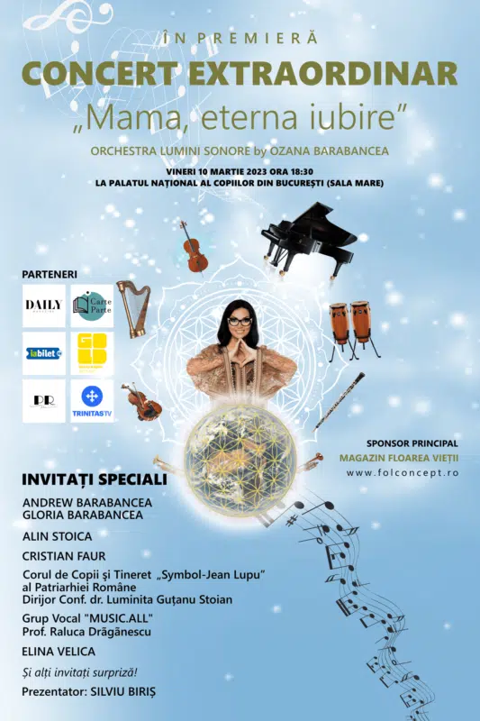 Ozana B Concert Martie 2023 Afis Iabilet