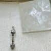 Pandantiv sticluta cu cristale de cuart fumuriu piramida cuart