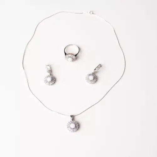 Set sclipiri cu opal si cristale