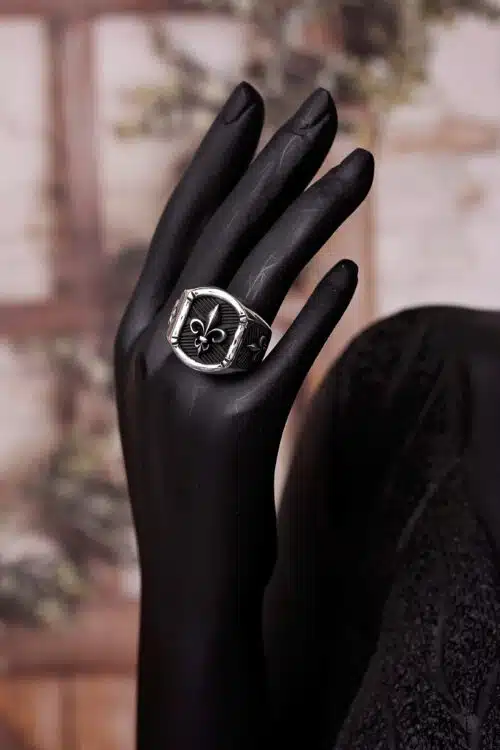 Inel Aris Din Argint 925 Premium Prezentare Fleur Du Lis